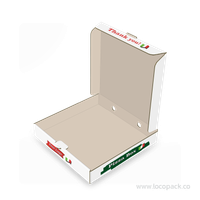กล่องพิซซ่า 12 นิ้ว แบบ กล่องอาหาร
